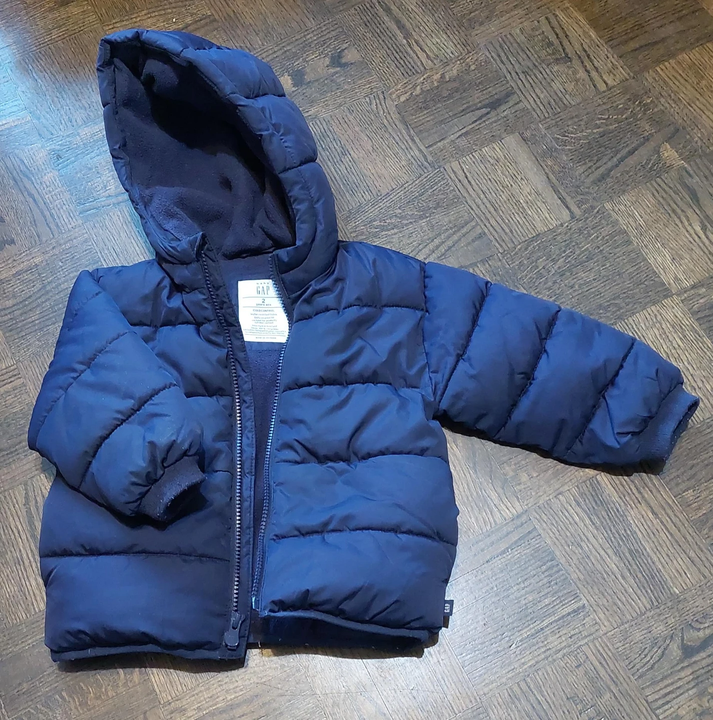 Gap Navy Puffer Jacket