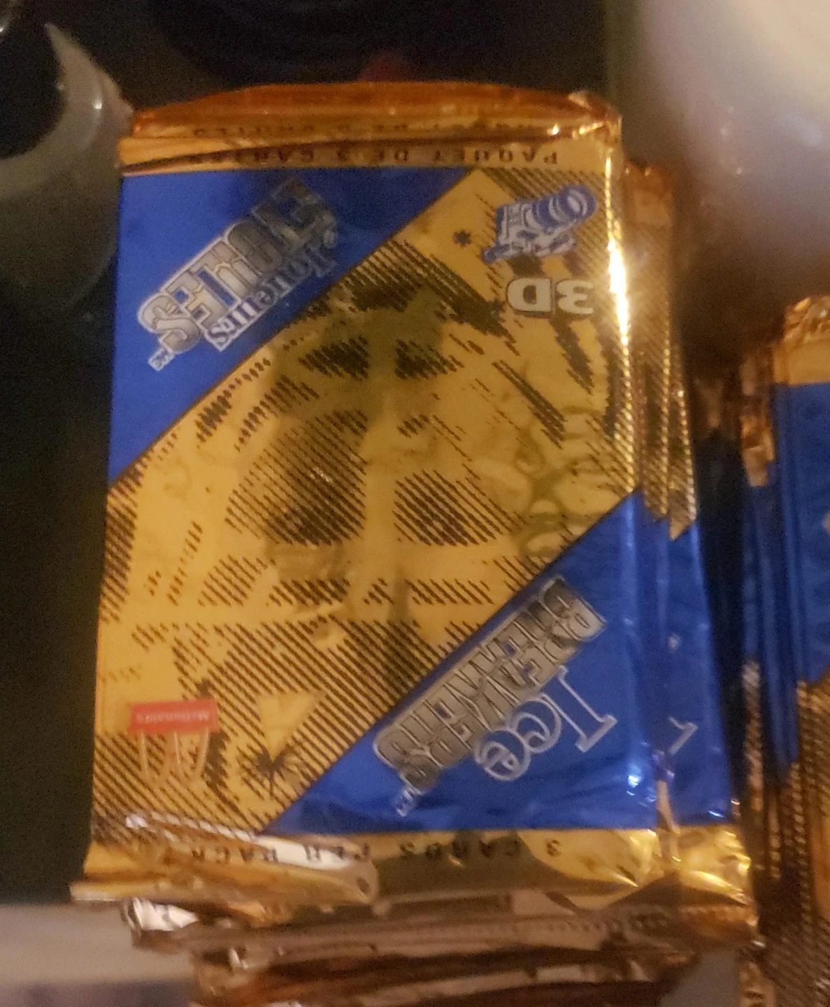 Collection of 3D Ice Breakers Trading Card Packs