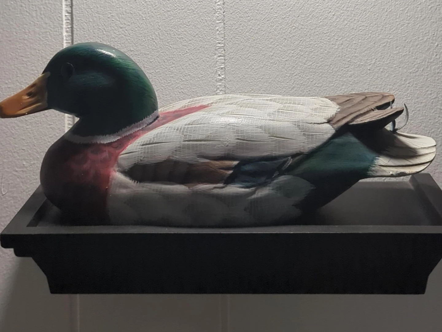 Wooden Mallard Duck Decoy