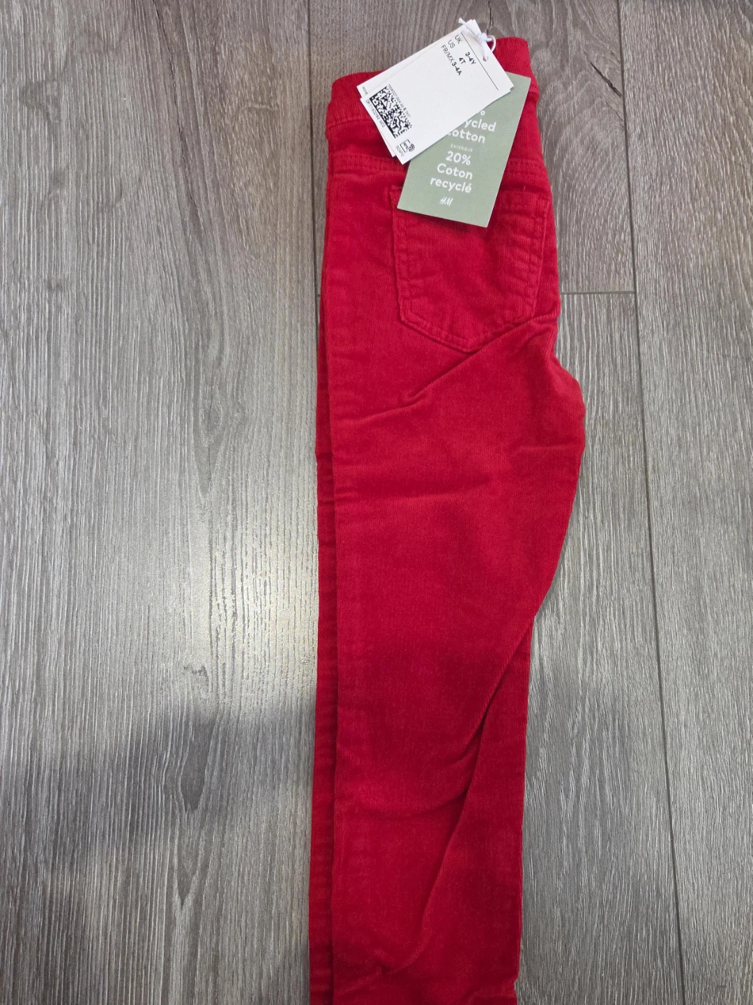 H&M Kids Red Corduroy Pants