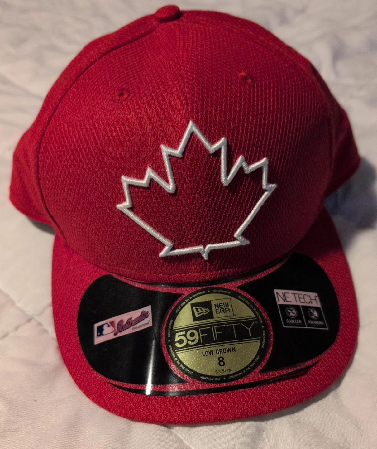 New Era 59FIFTY Low Crown Maple Leaf Baseball Cap Size 8