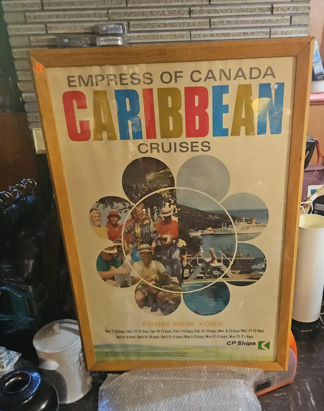 Empress of Canada Caribbean Cruises Poster