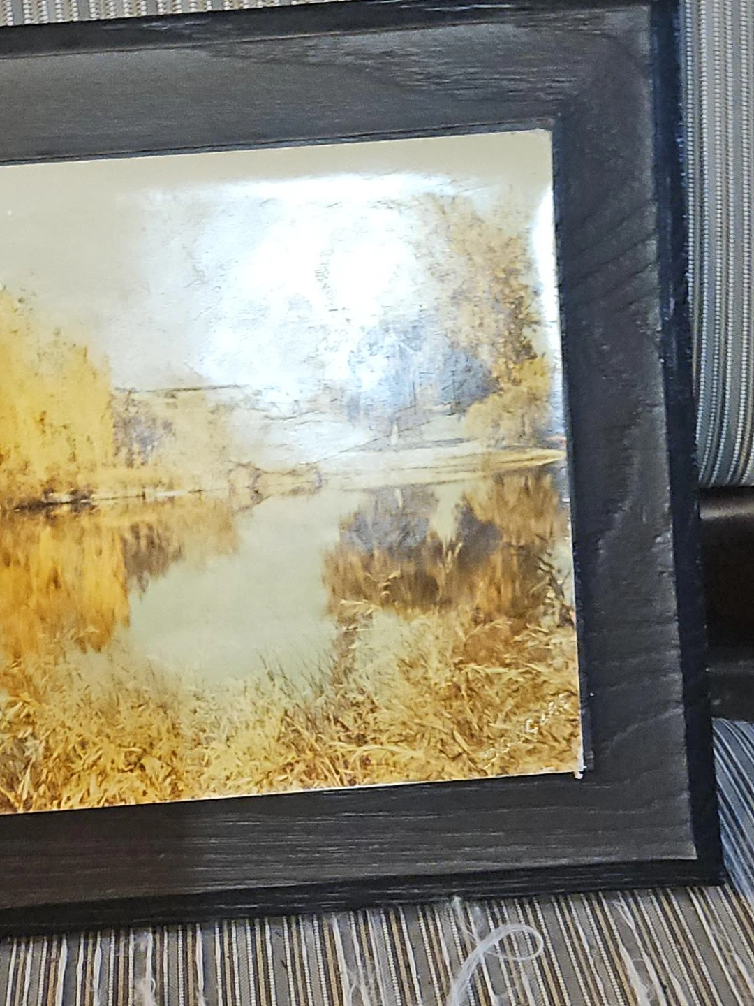 Framed Landscape Print - Fall in Osoyoos