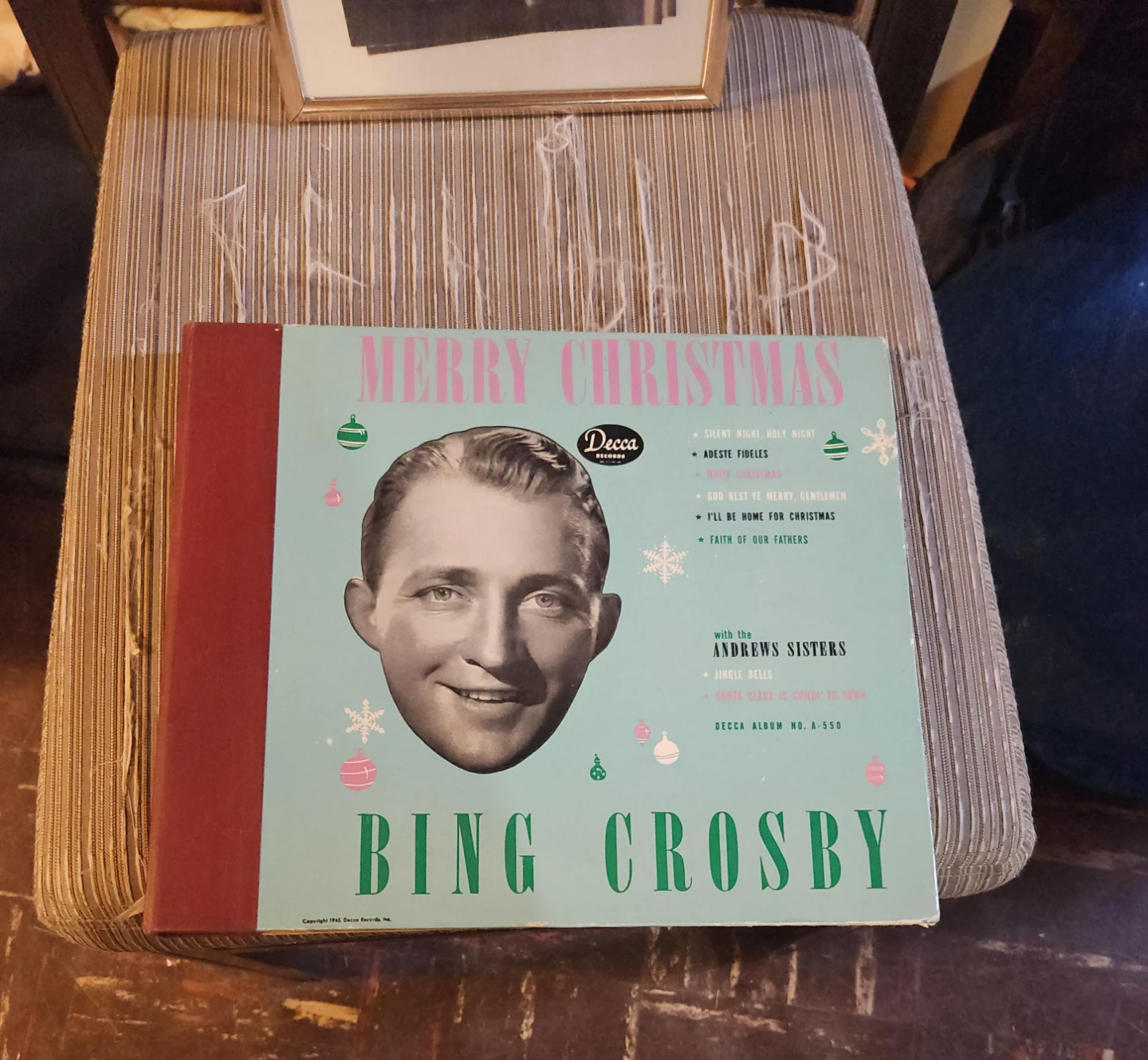 Bing Crosby Merry Christmas Vinyl Record Album
