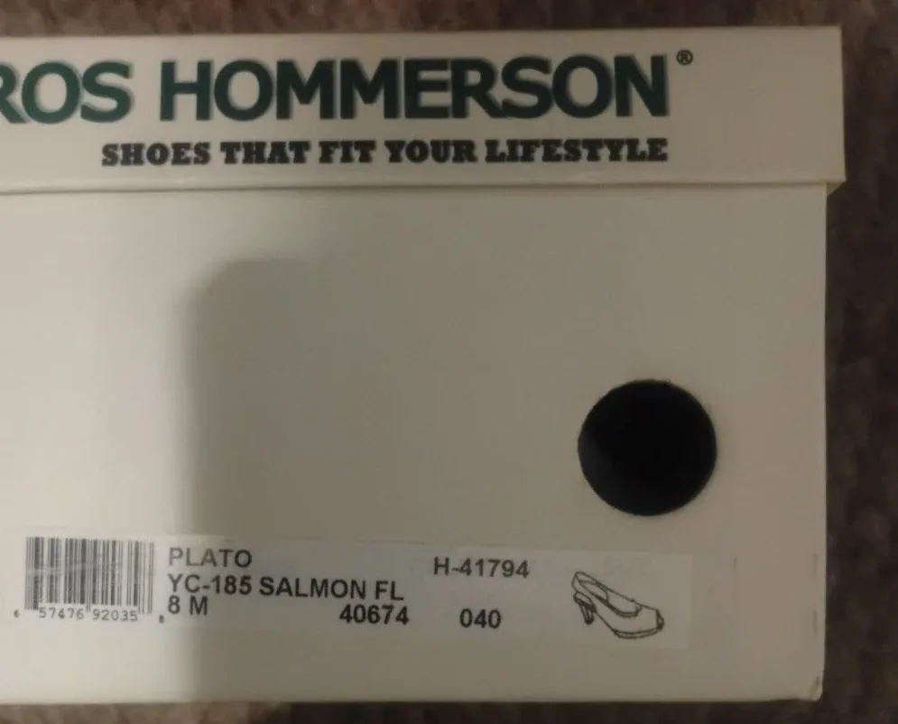 Ros Hommerson Plato Salmon FL Women's Heels Size 8M