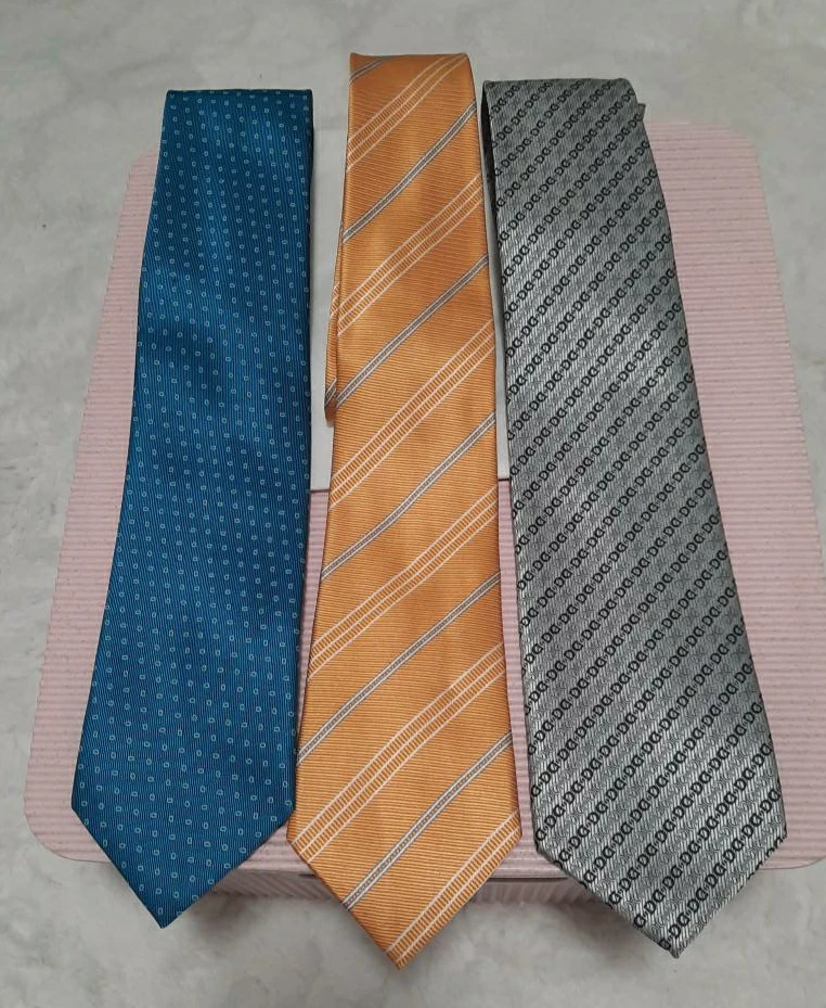 For Father's Day! Men's Ties - Blue, Orange, and Grey