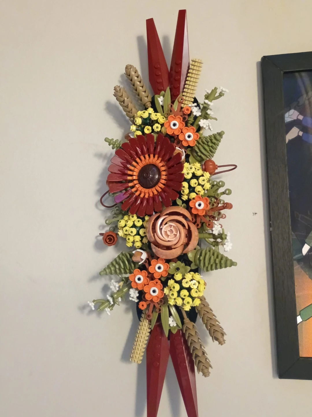 LEGO Flower Bouquet Wall Art