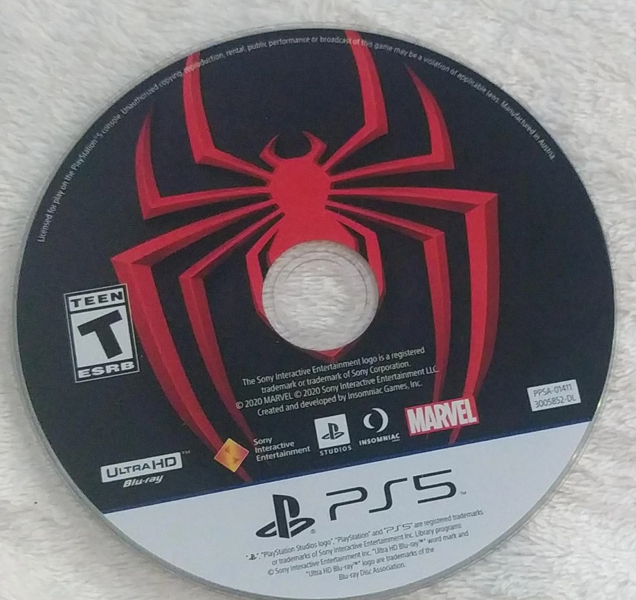 Marvel's Spider-Man: Miles Morales PS5 Game Disc