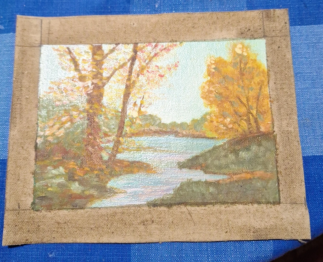Original Autumn Landscape Painting