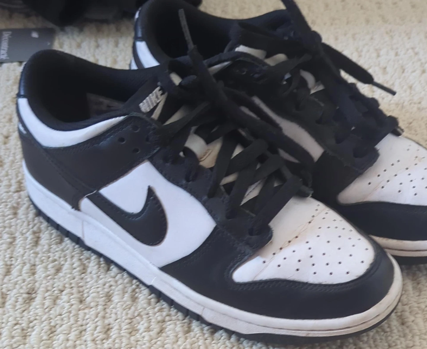 Nike Dunk Low Black White Sneakers