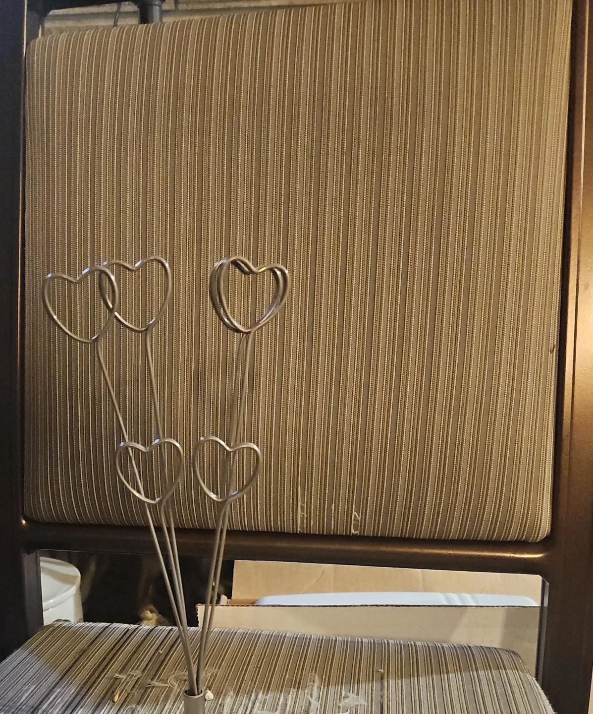 Heart shaped photo or card holder