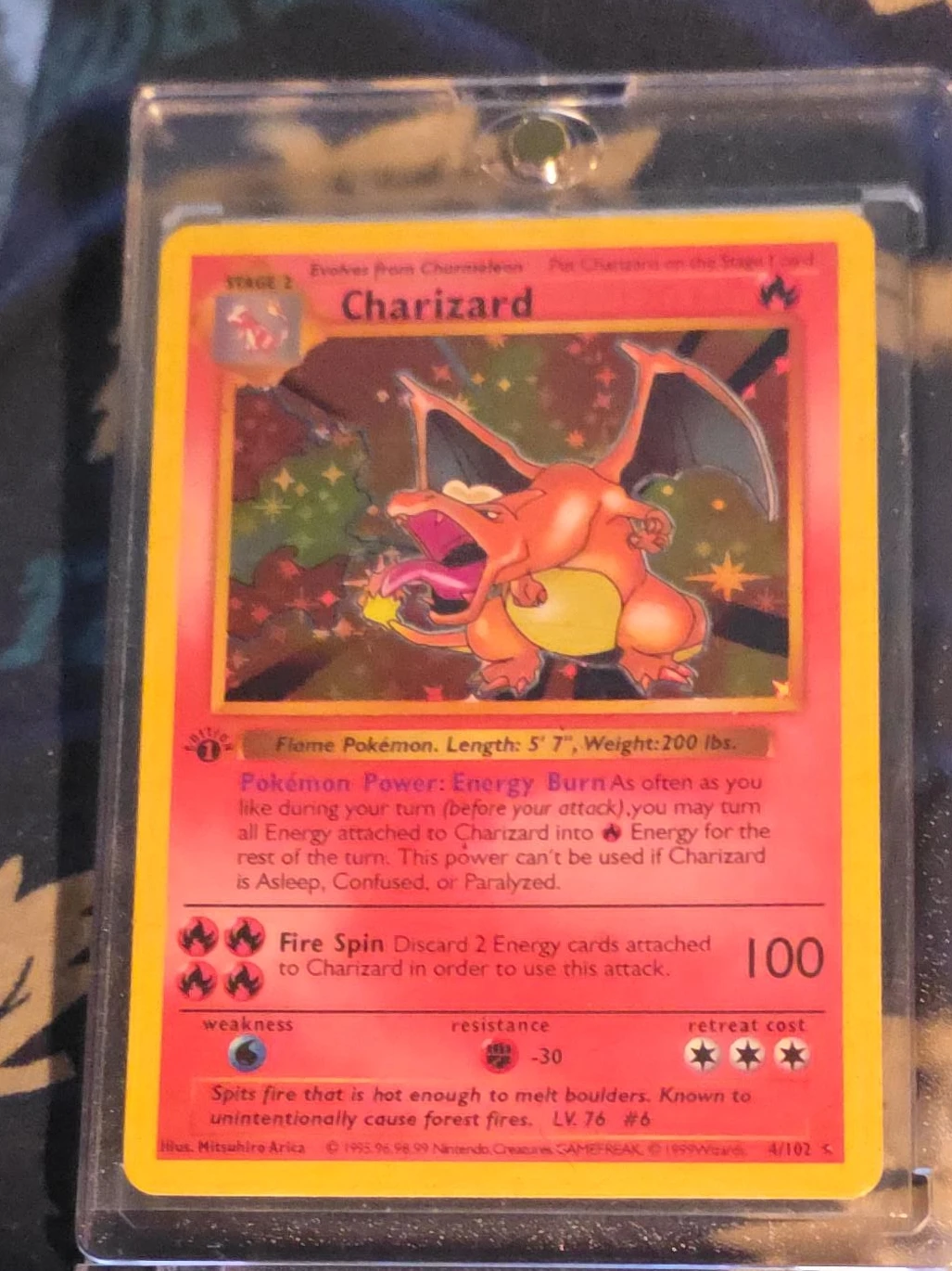 Pokémon Charizard Card first edition