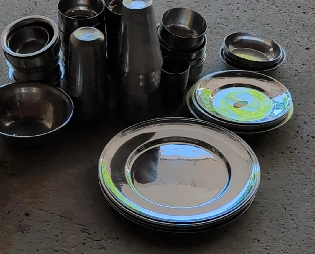Stainless Steel Dinnerware Set 50 pieces