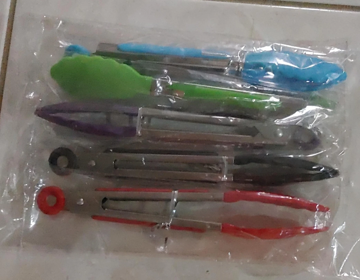 Set of 5 Kitchen Tongs