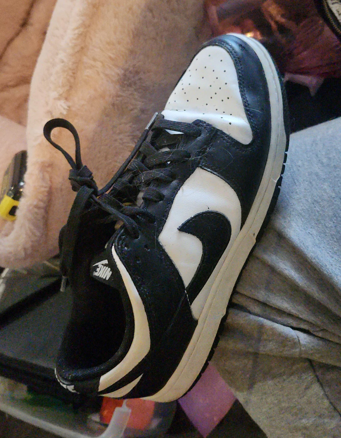 Nike Dunk Low Black White Sneakers