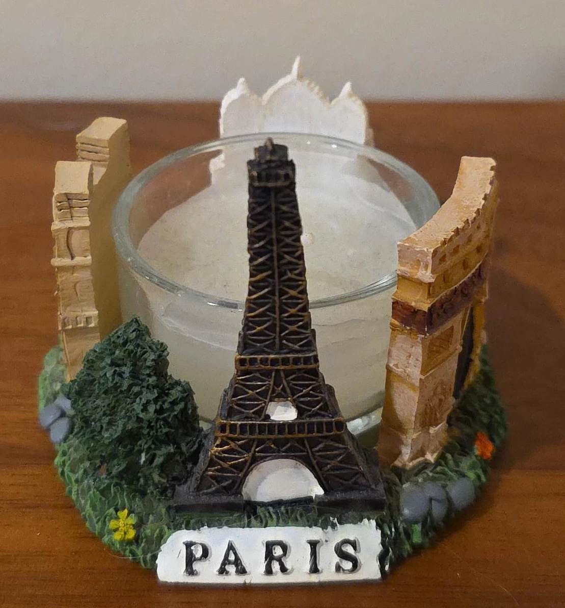Paris Themed Decorative Candle Holder