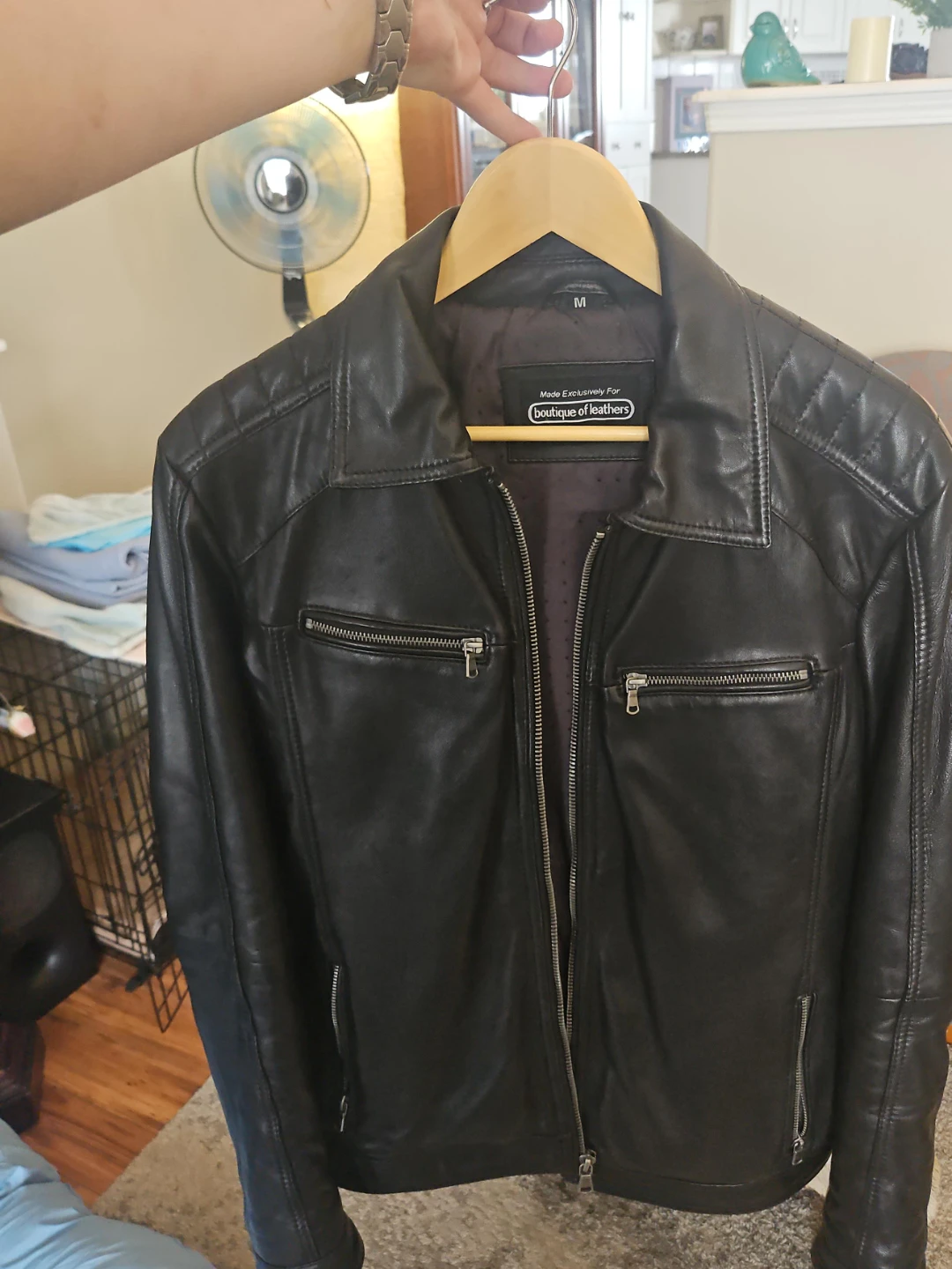 Boutique of Leathers Black Leather Jacket