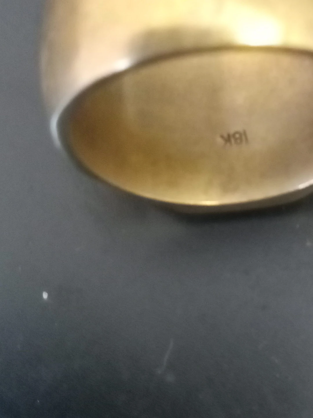 18K Gold Band Ring