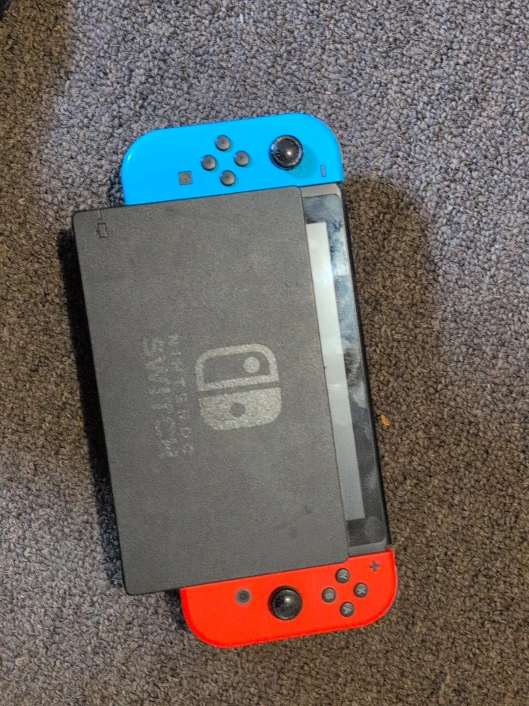 Nintendo Switch Console with Blue and Red Joy-Cons