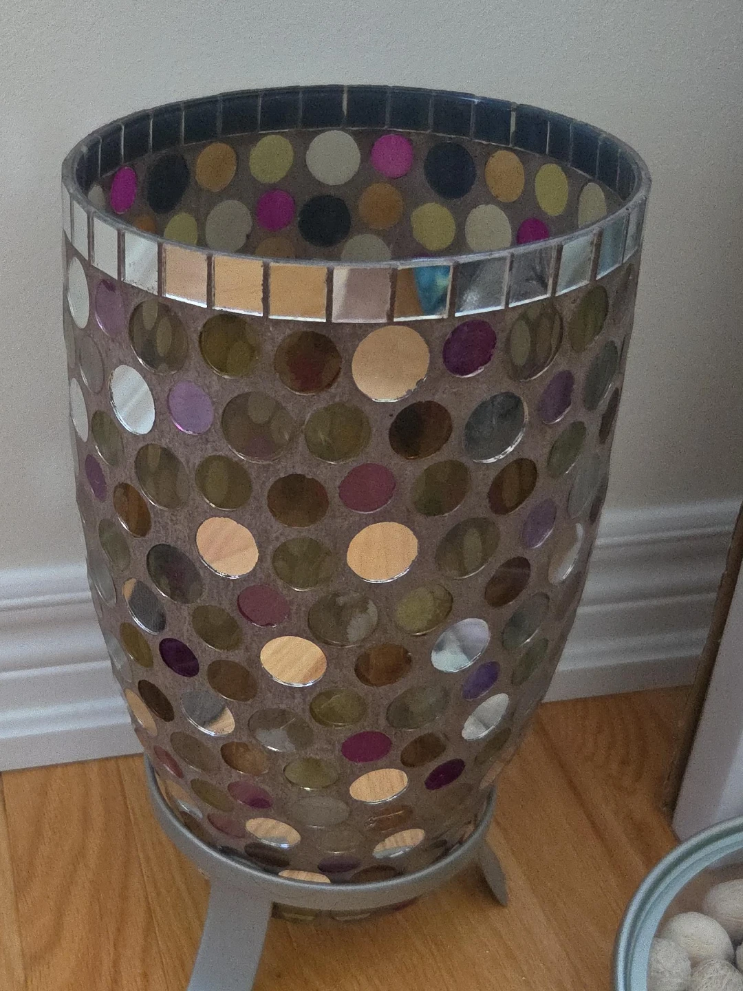 Mosaic Candle Holder Urn