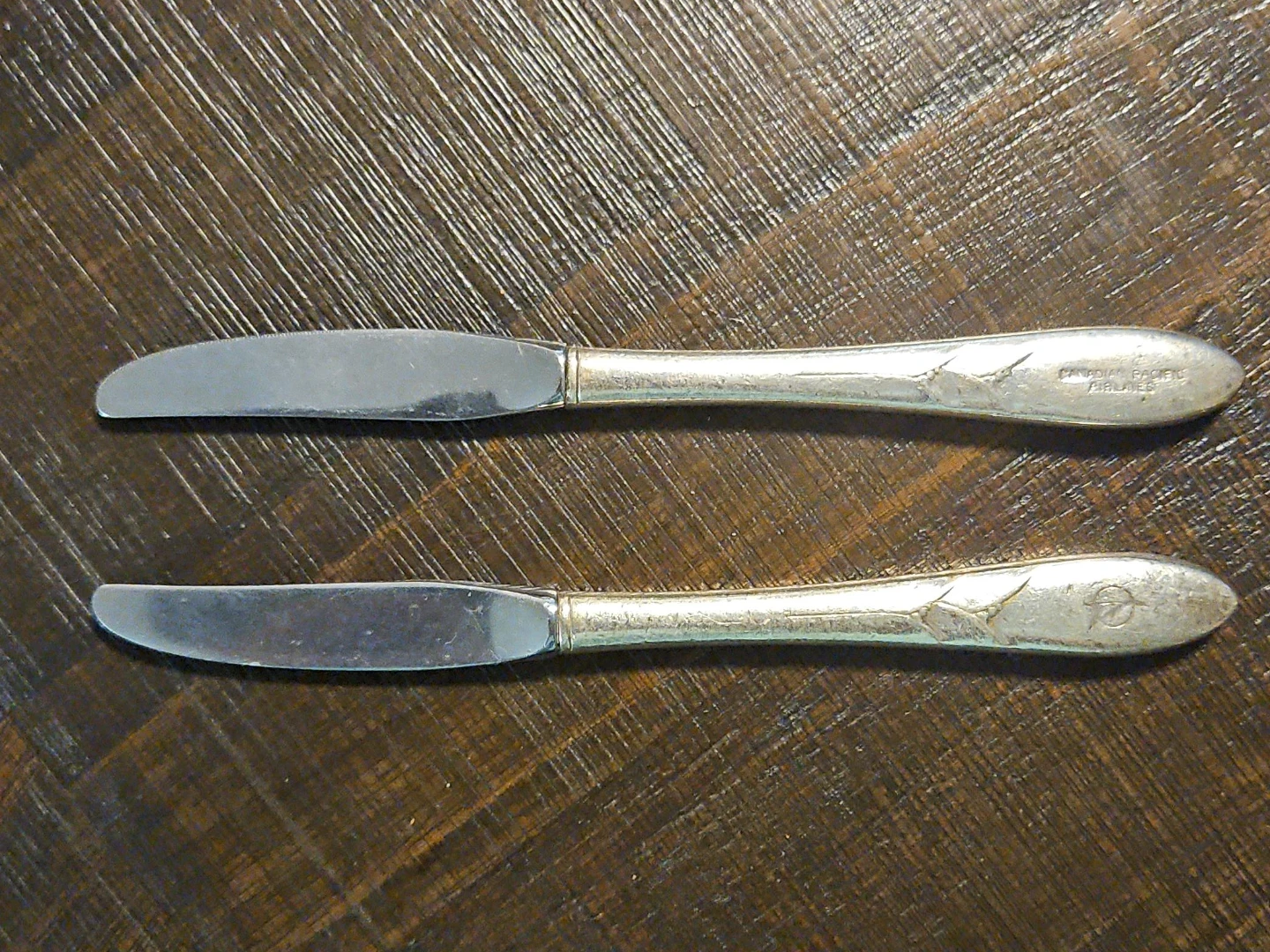 Canadian Pacific Airlines Butter Knives (Set of 2)
