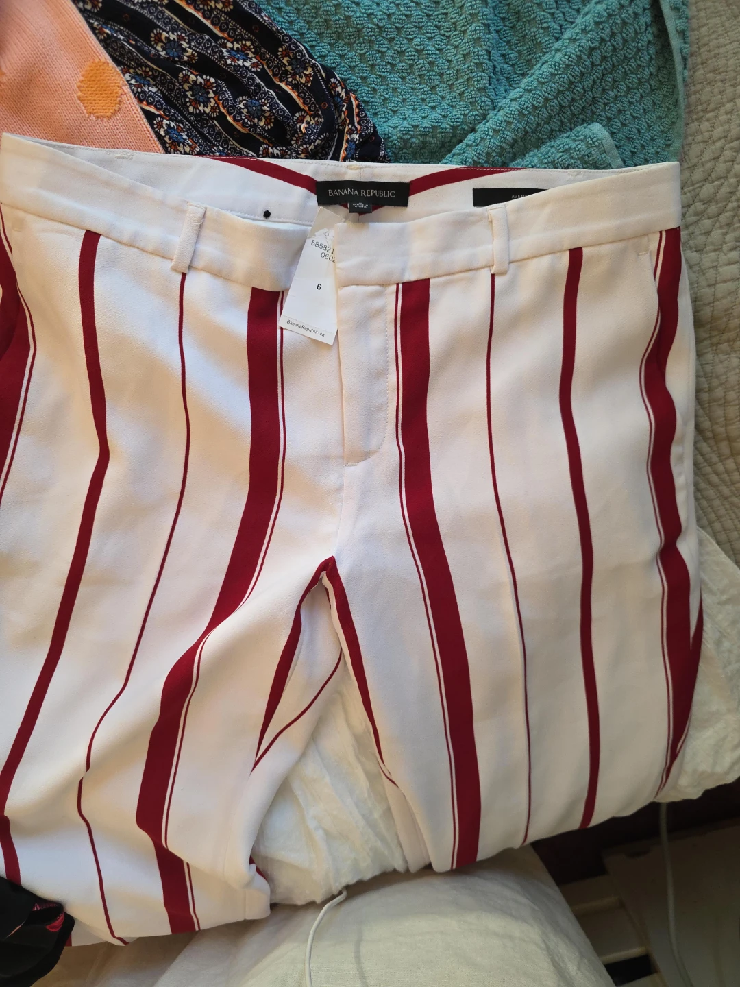 Banana Republic Striped Pants Size 6