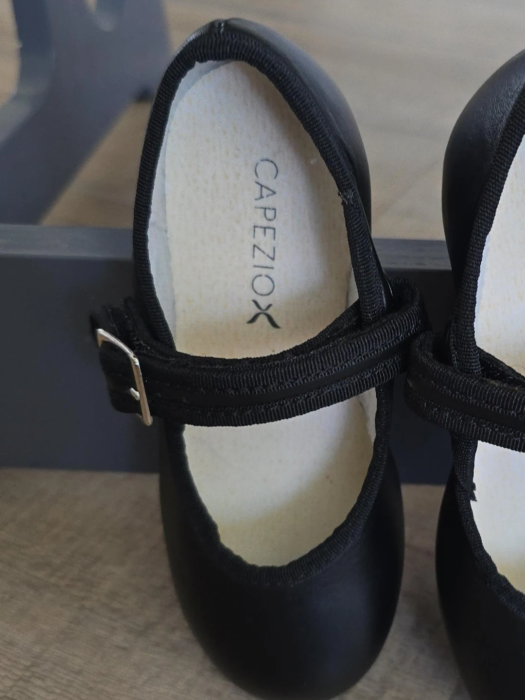 Capezio Black Leather Tap Shoes