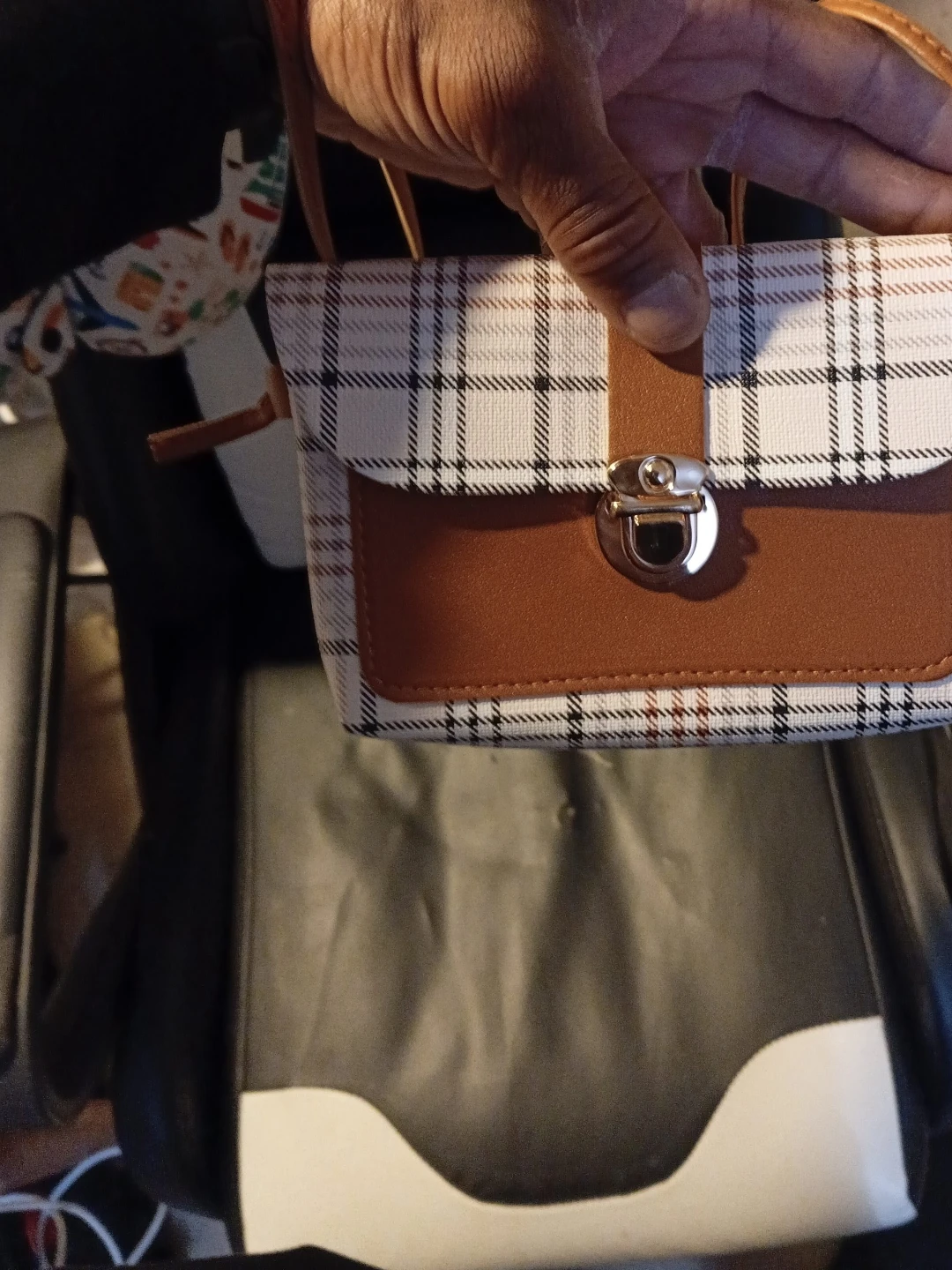 Plaid Crossbody Bag