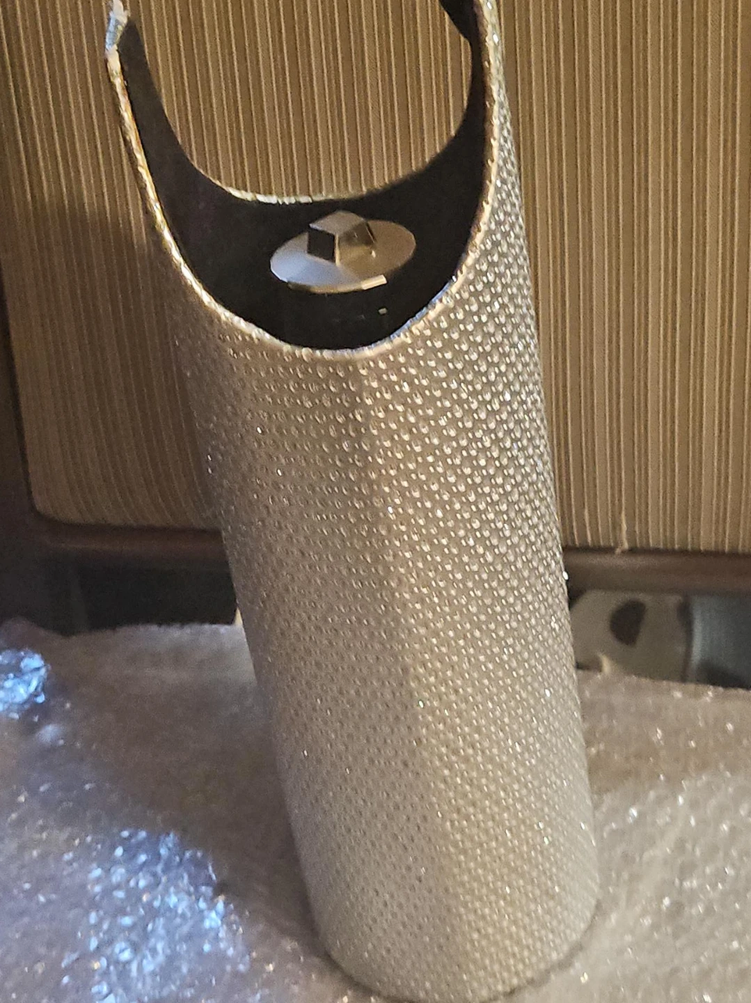 Sparkly Cylinder Vase