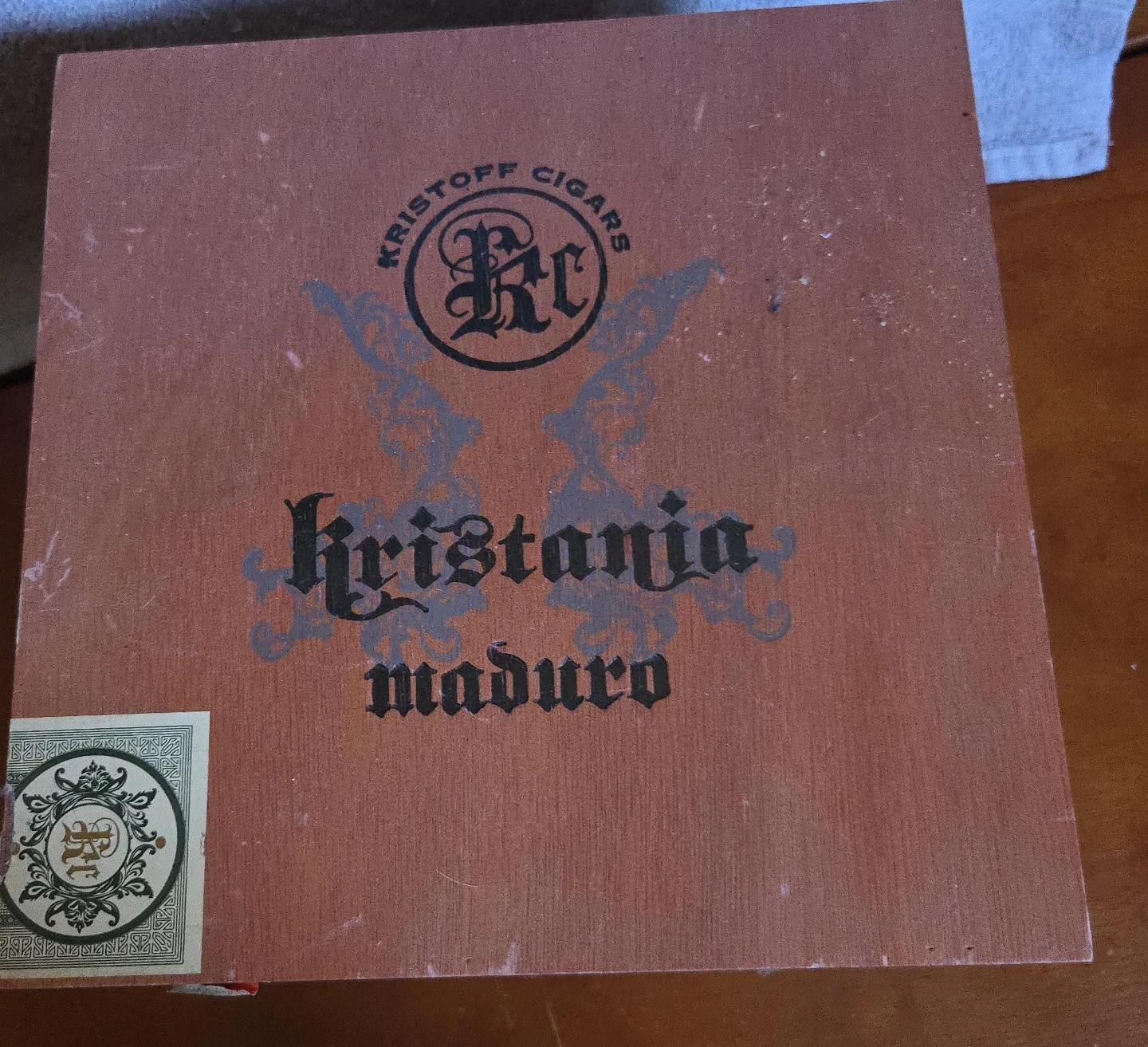 Kristoff Kristania Maduro Cigar Box