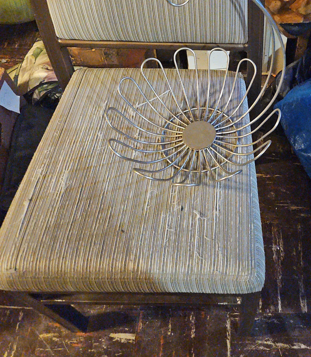Silver Metal Wire Fruit Basket