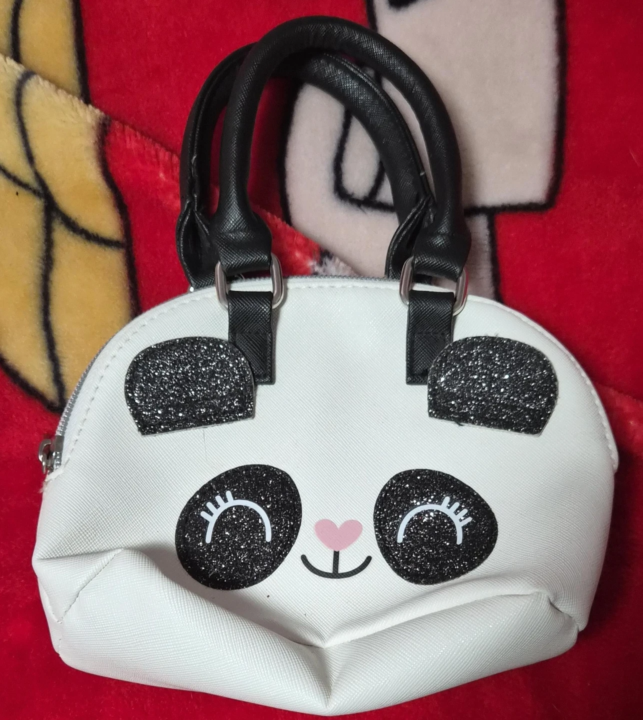 White Panda Face Handbag
