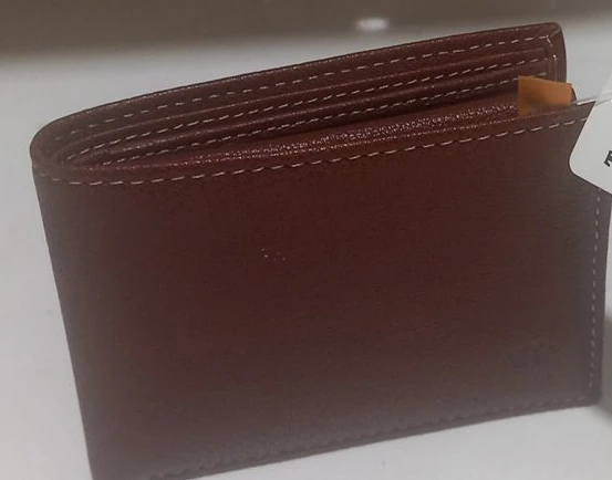 Brown Leather Bifold Wallet