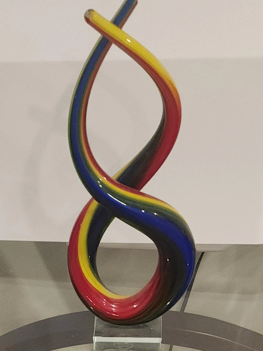 Rainbow Glass Sculpture