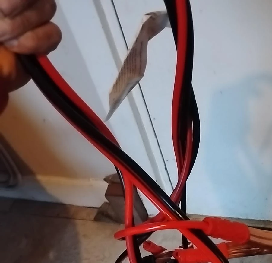 Red and Black Jumper Cables