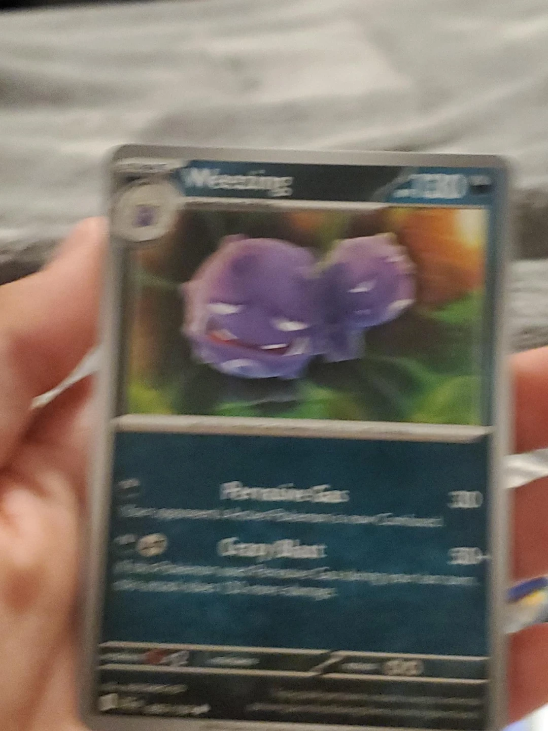 Pokemon Weezing Card