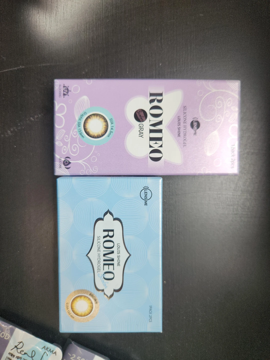 LENSME Romeo Gray and Brown Silicone Hydrogel Contact Lenses