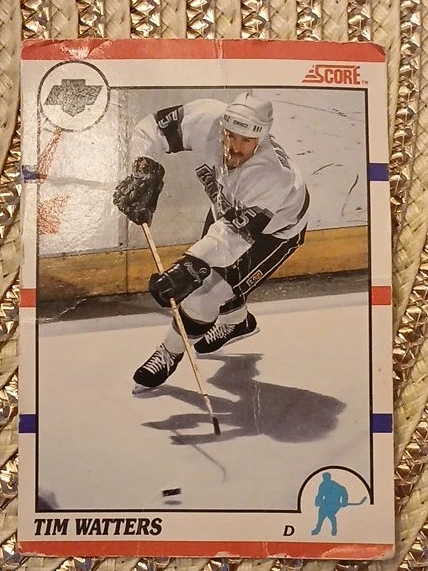 1991 Score Hockey Card - Tim Watters