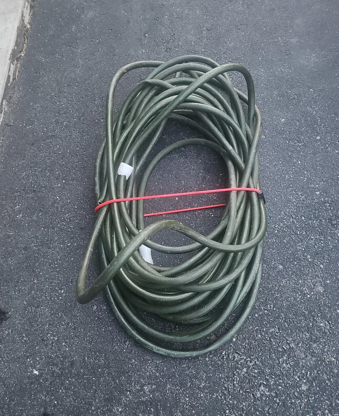 Green Garden Hose