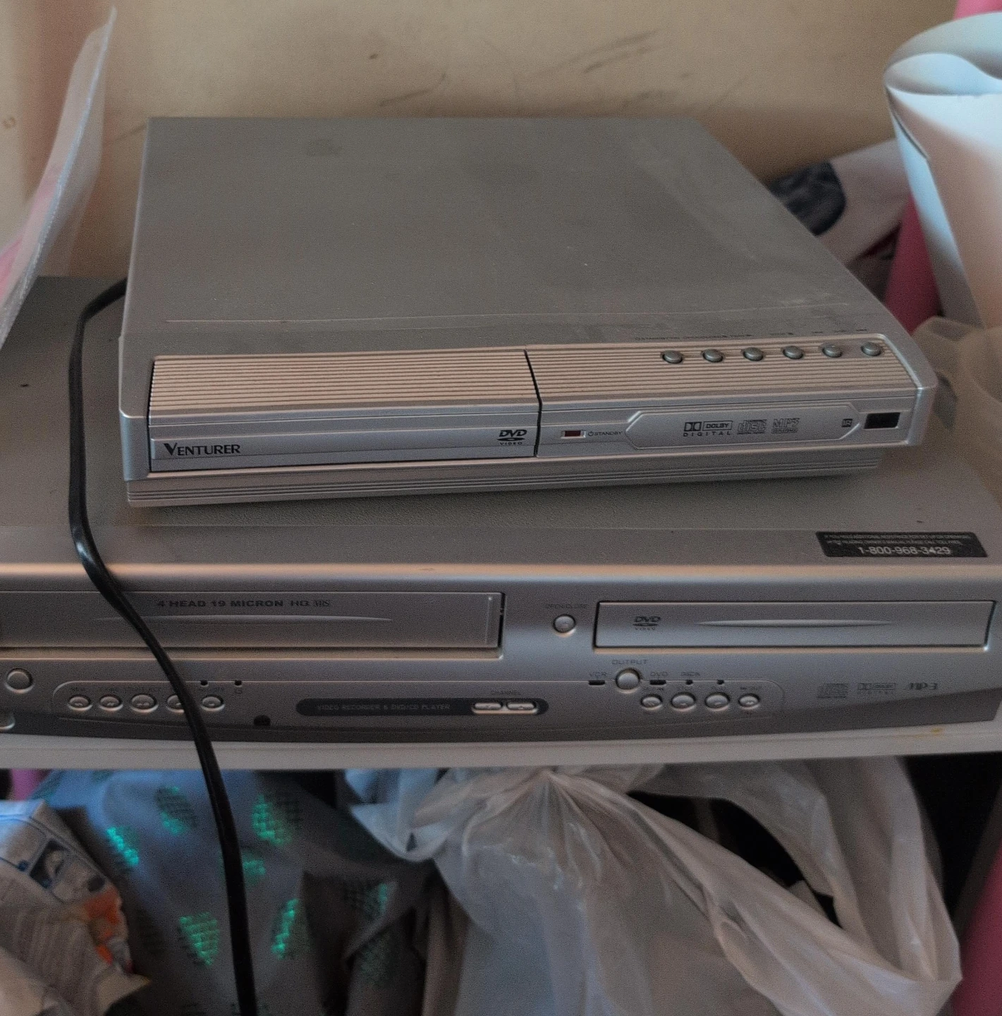 Venturer DVD & VHS Player Combo no remote control  $12 each