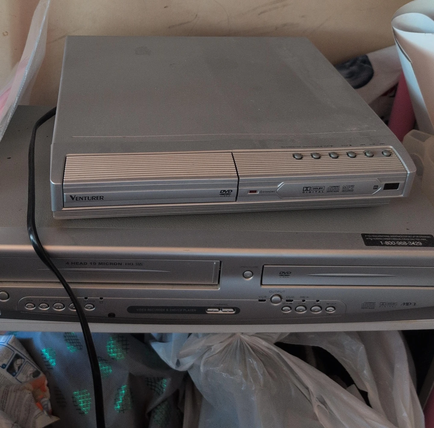 Venturer VHS VCR DVD CD Player Combo no remote $30 for both