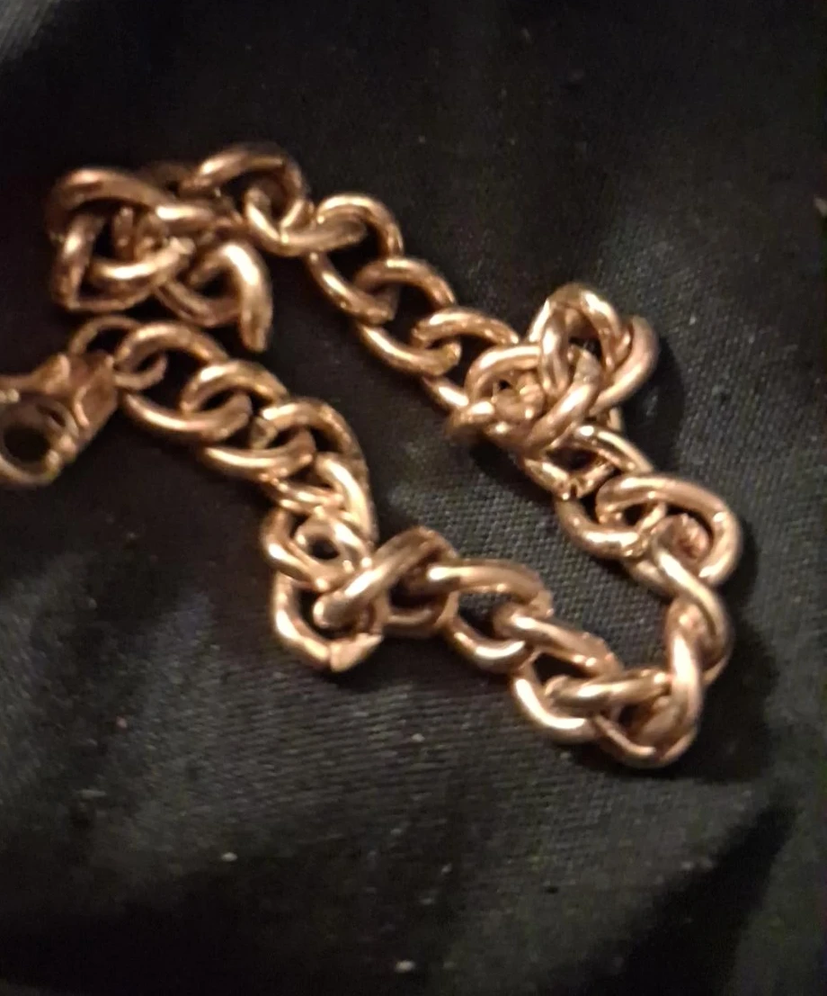 Copper-tone Chain Necklace