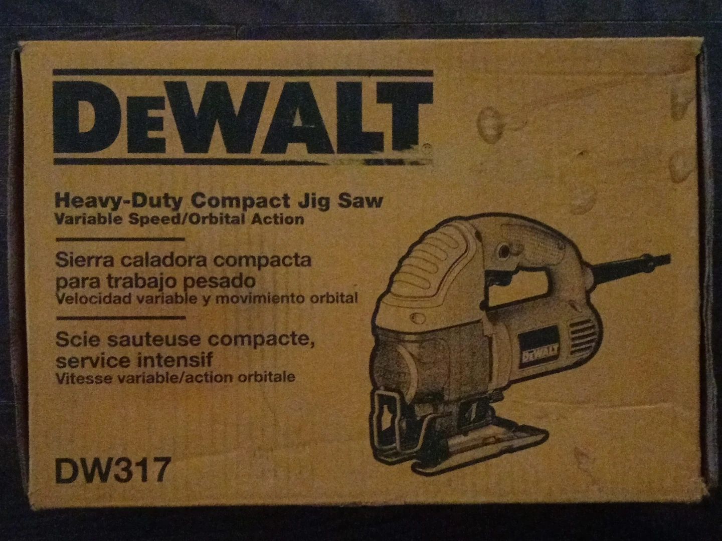 DeWalt DW317 Heavy-Duty Compact Jig Saw