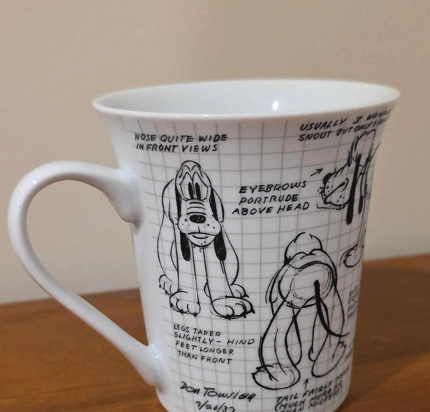 Pluto Character Design Mug