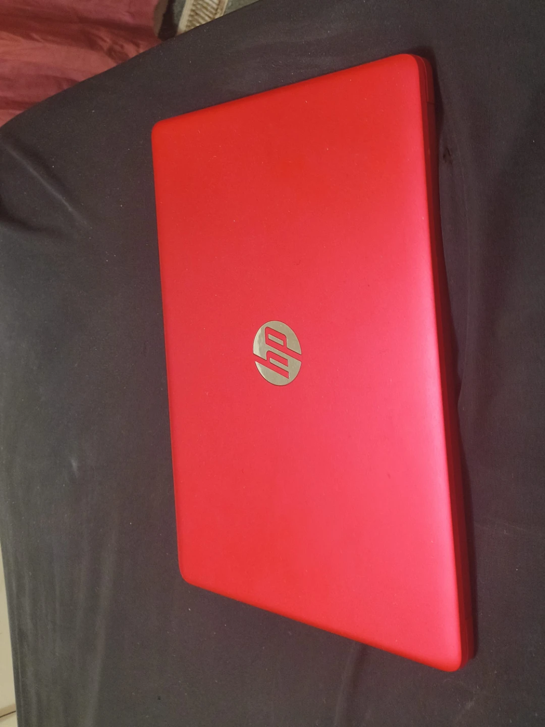 Red HP Laptop