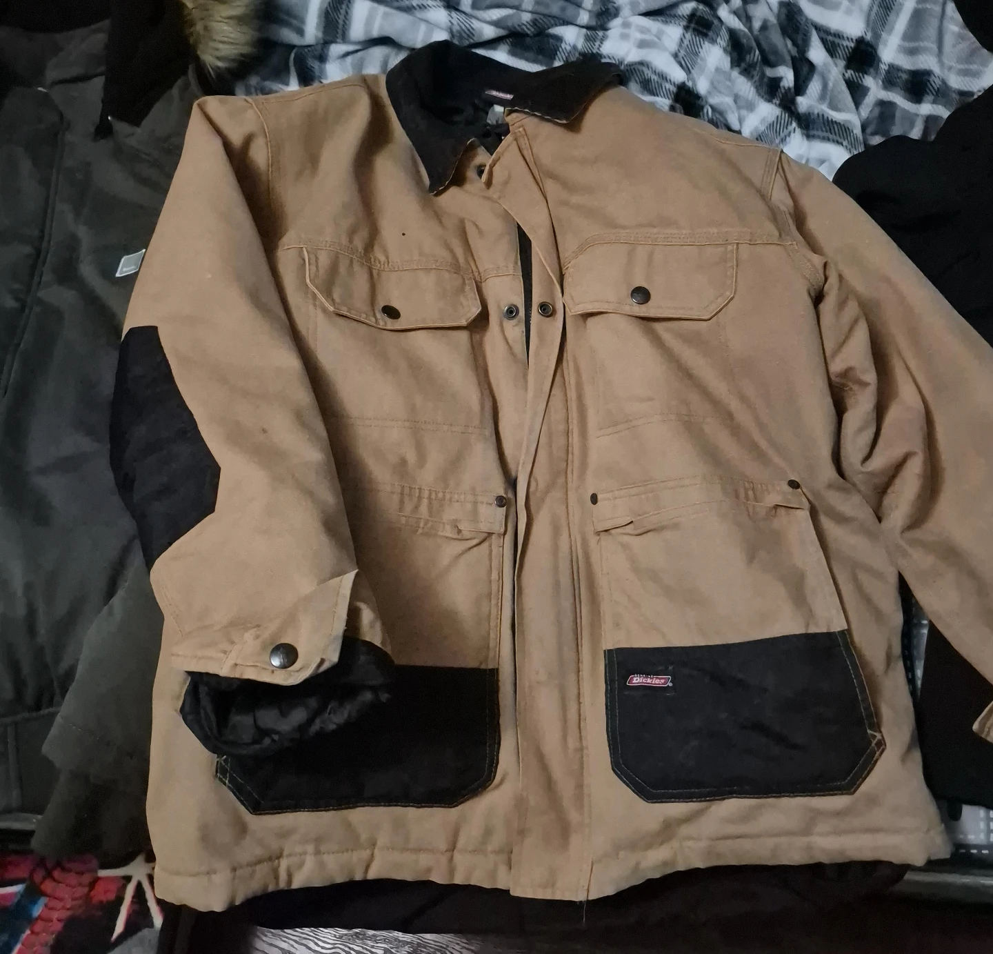 Dickies Brown and Black Work Jacket