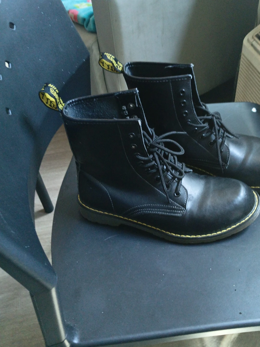 Dr. Martens Black Leather Boots