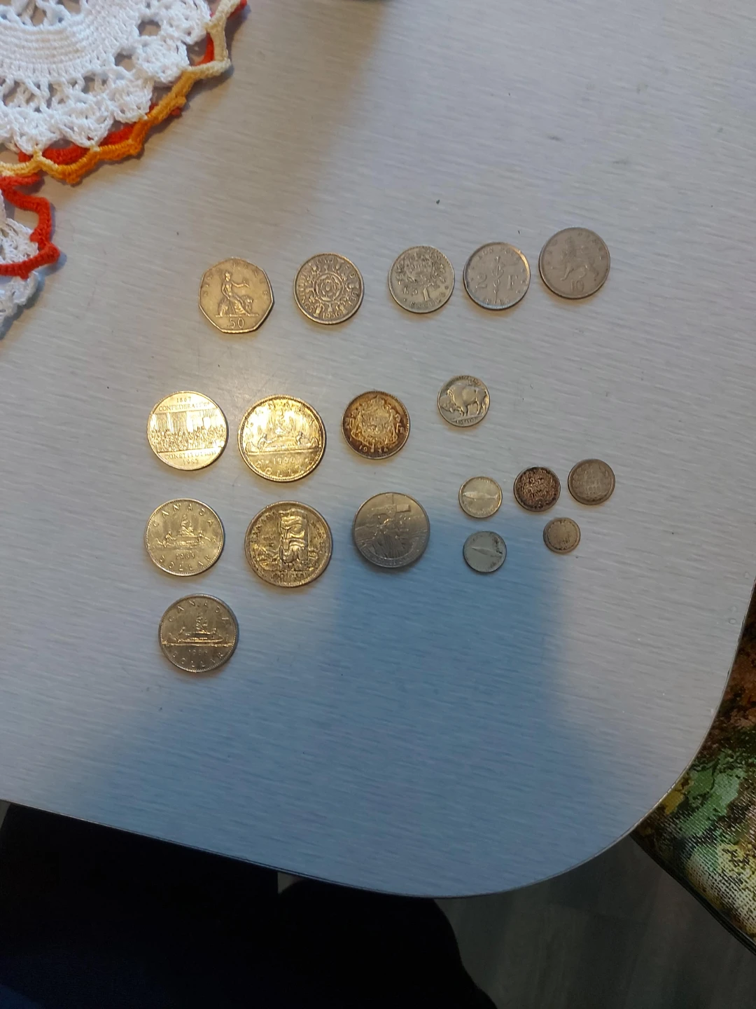 Collection of assorted Canadian coins