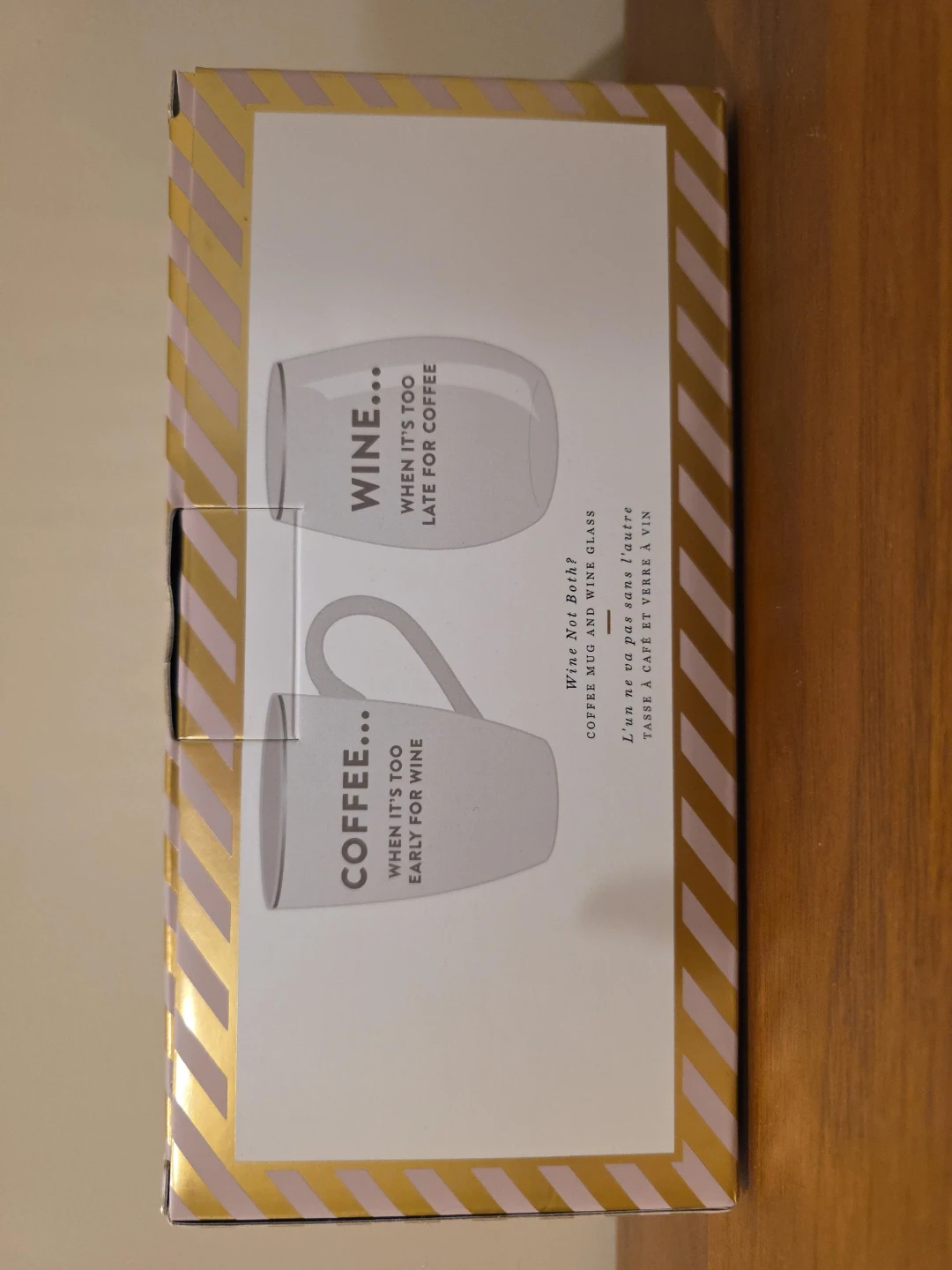 Coffee Mug and Wine Glass Set