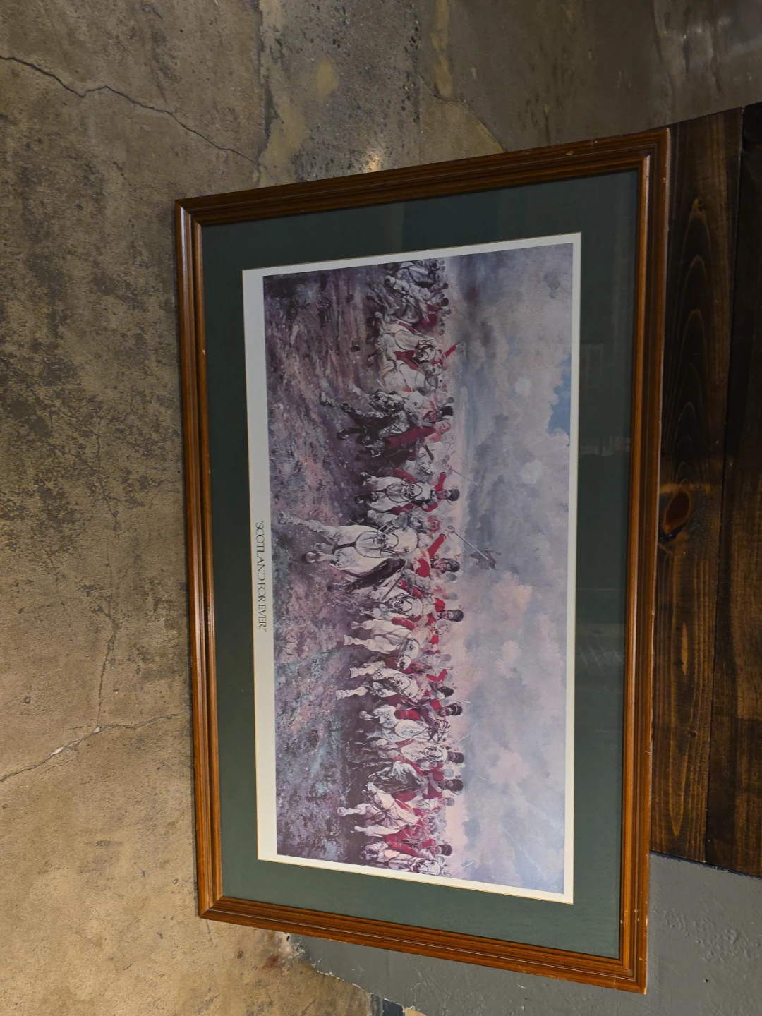 Framed "Scotland Forever" Print